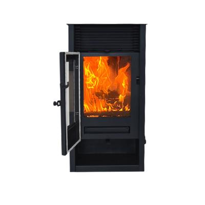 China Contemporary Hot Selling Cast Iron Fireplace Stoves Wood Burning Water Steam Indoor Fireplace for sale