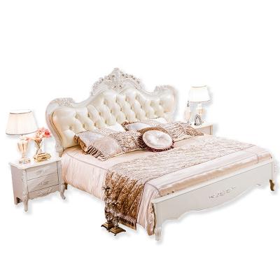 China High Quality Modern European Style Wedding Design Bed Headboard Lighted Royal Unique Furniture For Bed Room for sale