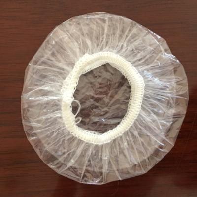 China Hand Made Disposable Plastic Bathing Waterproof Barber Shop Beauty Salon Protective Ear Covers For Hair Dye for sale