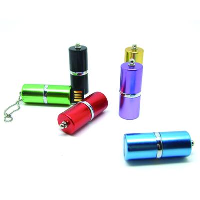 China Custom Lipstick Metal USB Disk U Disk Metal USB Drives 16GB/32GB/64GB/128GB for sale