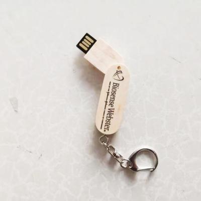 China USB Flash Drive 4GB USB Flash Memory 1GB 2GB 2.0 Wooden Maple Swivel 2.0 USB Stick Promotional Gifts for sale