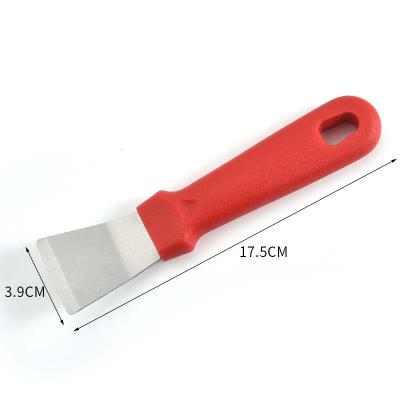 China Stored Stainless Steel Kitchen Shovel Cleaning Oil Steam Removing Ice and Bag Shovel Clean Windshield Carbon Black Cleaning Tool for sale