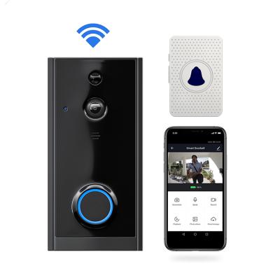 China Motion Detection & Night Vision (IR) Smart Life App 1080P Video Doorbell Camera Wifi Door Phone Video Intercom HD Wifi Wireless Video Doorbell For Apartments Waterproof for sale