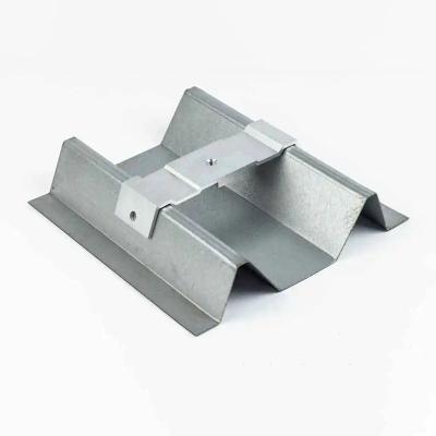 China Anti Slip Solar Metal Drainage Channel Silvery / Photovoltaic Water Drainage Channel for sale