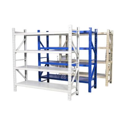 China Adjustable Metal  4 Shelf Industrial Storage Rack With 200 Lbs Capacity for sale