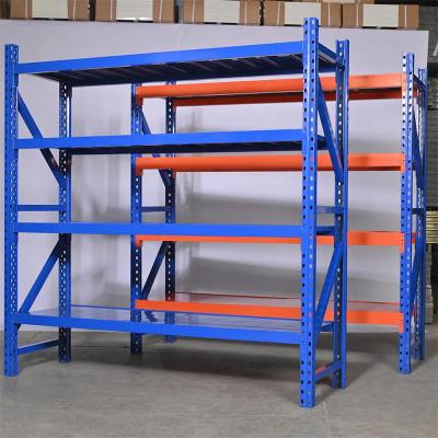 China Sturdy Powder Coated 4 Tier Heavy Duty Shelf With Adjustable Shelves for sale