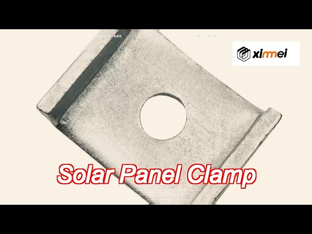 anti corrosion solar panel clamps fixture for snow load 1.5kn/m2 to benefit