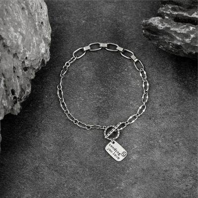 China Vintage SayYes fashion jewelry Bracelets Thai Silver Style Retro CZ Charms Bracelets 925 Sterling Silver Jewelry for sale