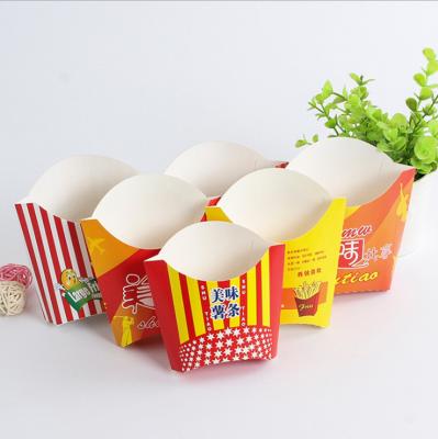 China Recyclable Take Away Food Box French Fries Chicken Food Box Quickly for sale