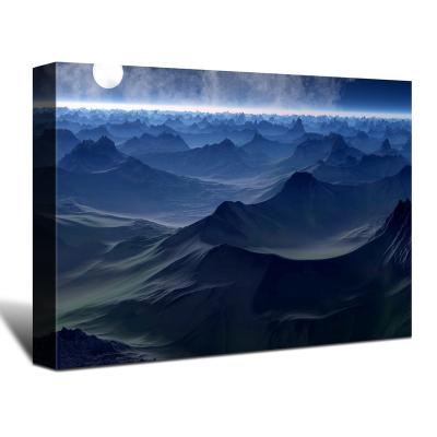 China Beautiful Gorgeous Luxury Gorgeous Luxury Modern Canvas Painting Wall Art Picture Landscape Mountain Canvas Print Custom Print For Living Room Decor for sale