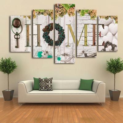 China Home Decor Wall Art Painting On Canvas For Living Room Oil Painting Abstract Environmental Friendly Factory Price Seven Wall Arts for sale