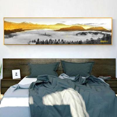 China Eco-Friendly Decorative Atmospheric Room Wall Hanging Background Bedroom Fengshui Mural For Living Room for sale