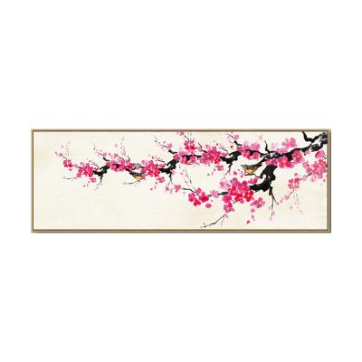 China Home/Office/Cafe Wall Art Chinese Traditional Style Flower Wall Decoration Oil Painting Brush Wall Painting On Canvas Painting Supplies for sale