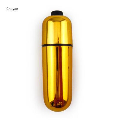 China ABS Waterproof G Spot Massager Mini Bullet Vibrator Wireless Round Small Head Gold Bullet Vibrator For Woman for sale