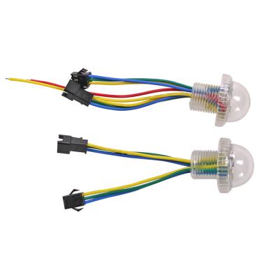 China 3smd ucs1903 sm16703 theme park amusement 26mm individually led controlled smart point light for sale