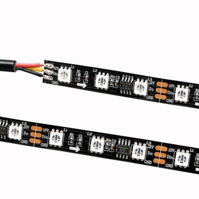 China LANDSCAPE 12V 24V 60LED Programmable Led Strip RGB 5050 WS2811 UCS1903 SM16703 20pixels for sale