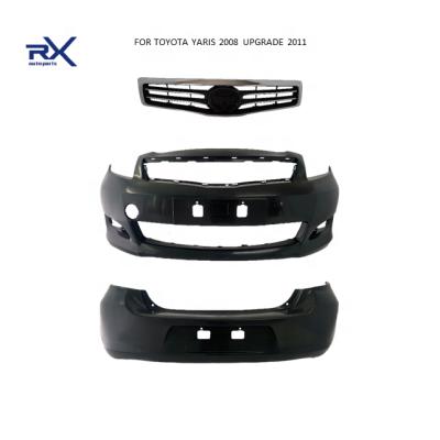 China High Quality PP ABS For Toyota Yaris 2008 2011 Upgrade Bumper Accessories for sale