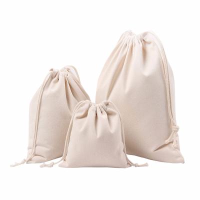 China High Quality Fashion Eco - Friendly Promotion Organic Cotton Drawstring Bag for sale