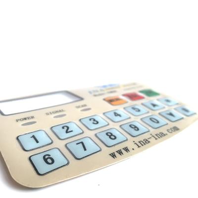 China Hot High Quality Custom Telecommunication Equipment Keypad Button Control Touch Membrane Switch Panel Sticker for sale