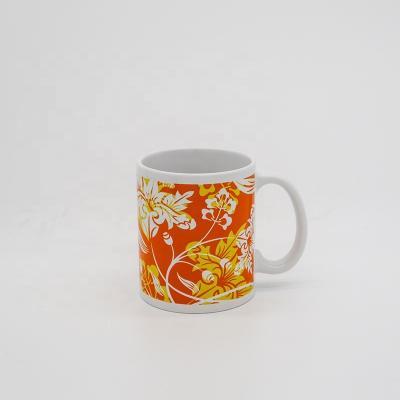 China Viable Factory Custom Mugs With Logo Promotional Porcelain Blank White 11oz Coffee Mugs Decal Ceramic Mugs for sale