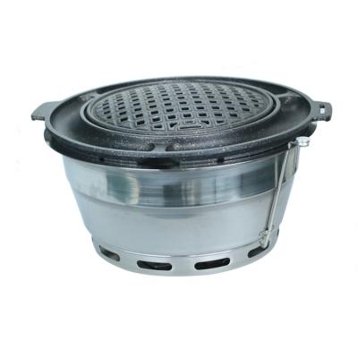 China Korean Style Indoor Custom Stainless Stove Grill Charcoal Easily Assembled Smokeless BBQ Grill for sale