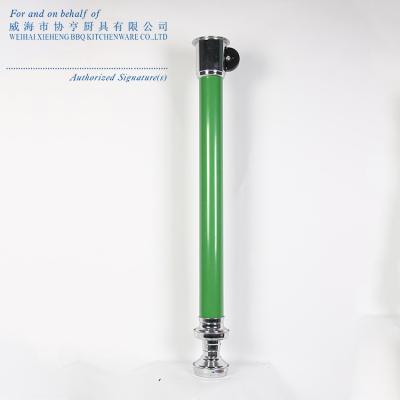 China Barbecue dustproof Korean steel pipe telescopic copper tube for smoke in rotisserie for sale