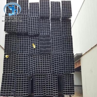 China Steel Structure Pipe Foshan Tube Pipe Black Iron Price Ms Galvanized Steel Square Pipe for sale