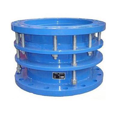 China Building Material Large Diameter Double Flange Expansion Welded Di Casting Pipe Fitting Joint for sale