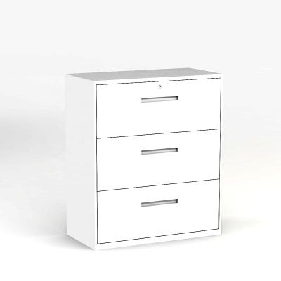 China Hot Sale A3 A4 Adjustable Steel Vertical File Cabinet 3 Drawer Lateral Cubespace File (Other) Metal for sale