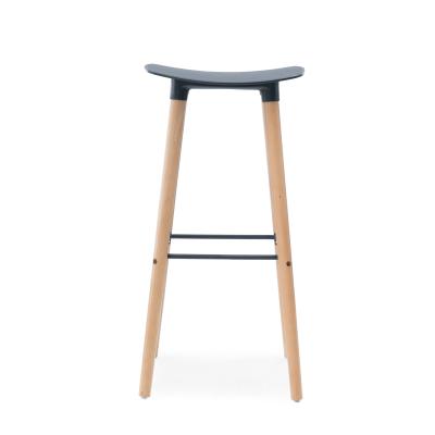 China Kitchen counter height contemporary modern bar stool umpire chair for bar table wooden stools for sale