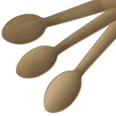 China 100% Manufacture Hotel Restaurant Fork And Spoon Travel Set Home Natural Bamboo Cutlery For Picnic Camping for sale