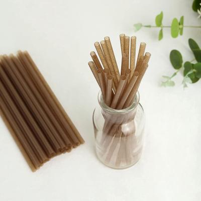 China Biodegradable Certified Sugar Cane Straws 200 Pack 100% Compostable Plant Based Biodegradable No Plastic for sale