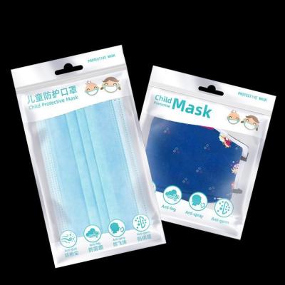 China Custom Disposable N95 Recyclable Masks Printing Plastic Bag Face Mask Packaging Bag Anti-dust Masks Foil Environmental Bag For 10pcs for sale