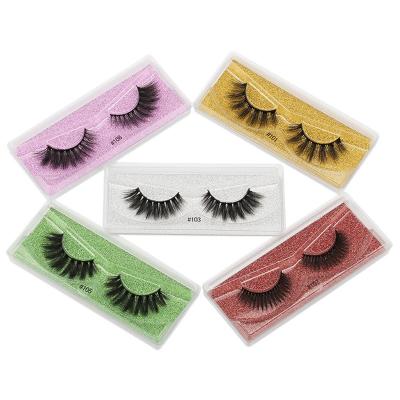 China False 3D Mink Lashes Multi Layered Natural Tapered 3D False Eyelashes Pack 10 Styles Mixed Soft Reusable False Eyelashes Volume for sale