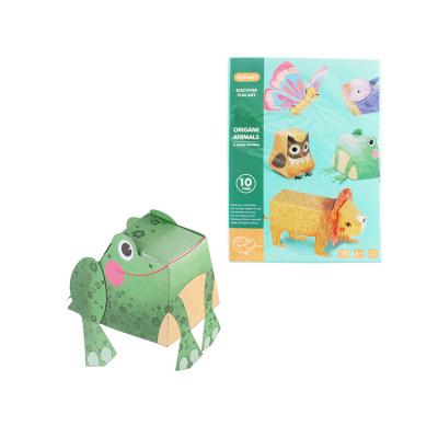 China Cartoon Toy AS Jigsaw Toy Animal Kids Educational Cardboard Toy Games Paper 3d Puzzle Toys for sale