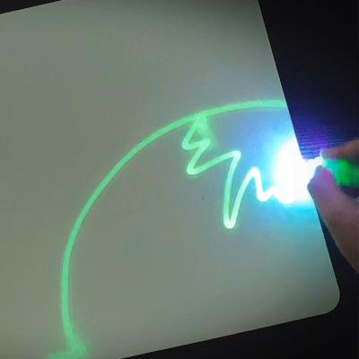 China Educational Funny Board Kids Painting Game Toys Magic Pad Led Fluorescent Drawing Board for sale