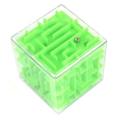 China Mini Kids 3D Game Box Beads Play Maze Magic Puzzle Cube For Christmas Gift for sale