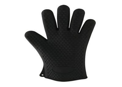 China Van het Siliconeoven gloves van de voedselrang het Zwarte van de het voedselrang de Handschoenen van het het silicone Hittebestendige Werk Hete Drukken Te koop