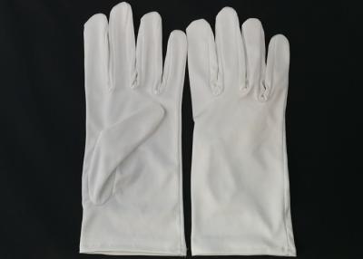 China Antistaub-Baumwollkosmetisches Handschuh-Polyester-Mikrofaser 100% für Gläser zu verkaufen