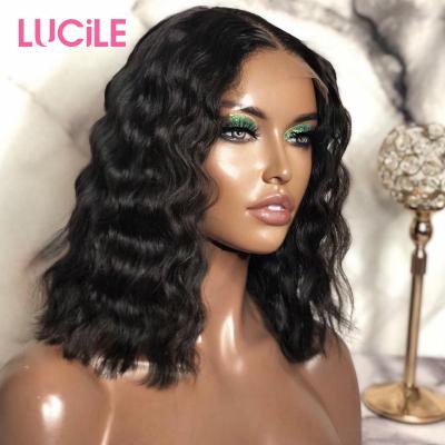 China Cuticle Aligned Hair Density HD Hair 100% 220% Lace Frontal Wig Water Wave Lace Front Women 4x4 Lace Closure Preplucked Wig Human Hair Wigs For for sale