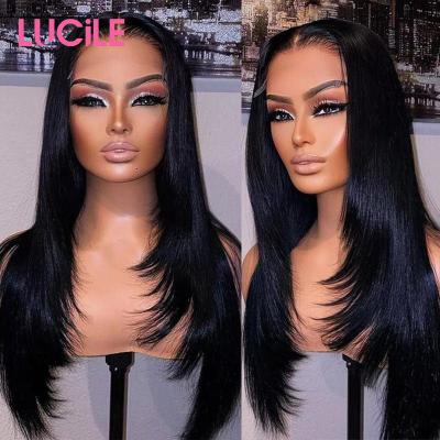 China Cuticle Aligned Hair Vendor Stock 13X6 Hd Lace Wigs Transparent Swiss Hair 100% Lace Front Wig Vendor Brazilian Virgin Hair Natural Hair Wigs for sale