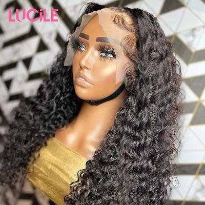 China Wholesale Deep Wave Body Wave HD Full Lace Wigs Human Hair Lace Front Peruvian Virgin Hair 360 Lace Front Wigs For Black Women for sale