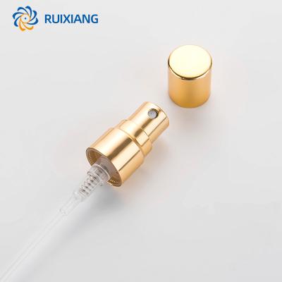 China Non Spill 32mm Aluminum Silvery Crimp Fine Mist Sprayer Perfume Spray Pump for Bottle by Chinese factory for sale