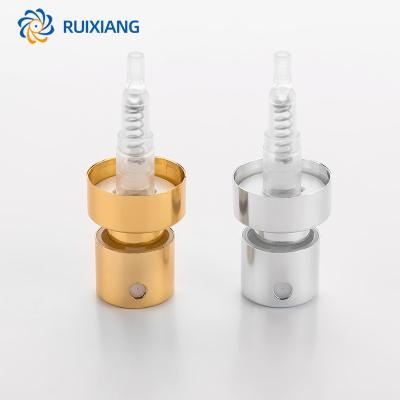 China Non Spill 25mm Fine Mist Spray Aluminum Perfume Pump Liquid Dispenser Sprayer Pump for sale