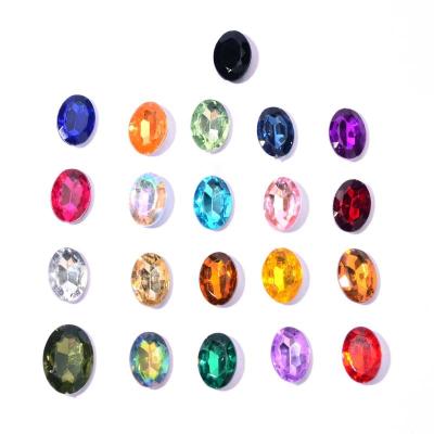 China Pointback 1000pcs/bag Colorful Rhinestone Point Back Faceted Crystal for sale