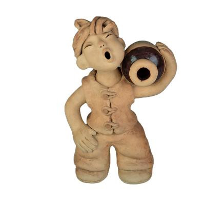 China Decorate special hot selling handmade wine bottle baby porcelain dolls made in china for sale