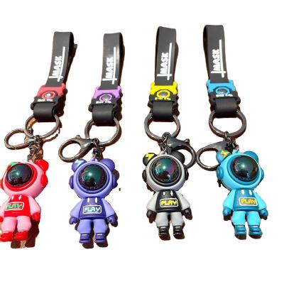 China Wholesale 3d machine soft transparent silicone soft PVC bear logo souvenir gifts promotion anime rubber key chain custom rubber key chain for sale