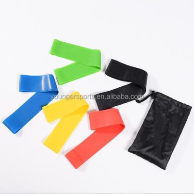 China Bodybuilding Fitness Gym Yoga Resistance Band Loop Resistance Bands 5pcs Small Band Set for sale