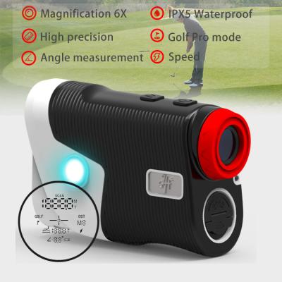 China ABS+PC 600 Yards Boarding and Handling Golf Laser Rangefinder for Golf and Hunting Rangefinder Gift, Distance Finder with Slope Mode, Flagpole Lock for sale