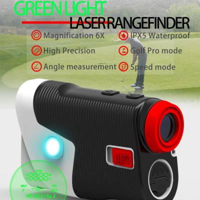 China The Hottest Selling Range Finder 114.6*40*73mm Green Light Rangefinders Logo Customization Durable Laser Rangefinders Support for sale